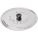 couvercle inox 12/14 cm perforé   