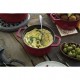 cocotte fonte d'alu rouge 16 cm