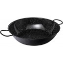 plat à paëlla profond acier émaillé 24 cm