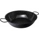 plat à paëlla profond acier émaillé 24 cm