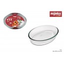 plat oval à four en verre mijotex 1.6 litre