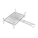 grille double à pied 27*37 cm pour barbecue
