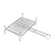 grille double à pied 27*37 cm pour barbecue