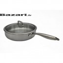 Sauteuse inox tecuisine 24 cm