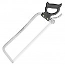 scie de boucher 45 cm monture acier manche polypro