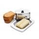 beurrier inox avec couvercle 1/2 livre