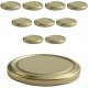 couvercles métalliques pour pots de confiture par 12