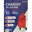 chariot de march&eacute; Caddie 60 litres denim porte monnaie