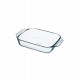 plat rectangle à four en verre 0.7 litre mijotex