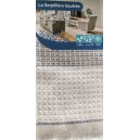 serpill&egrave;re gaufr&eacute;e &eacute;crue par 2  dimension 50*60 cm
