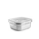 boite alimentaire inox avec couvercle 0.8 LITRE