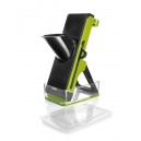 mandoline verticale avec chariot 3 lames interchangeables