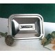 couvercle rectangle inox de plat 30*22