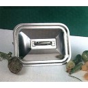 couvercle rectangle inox de plat 35*26