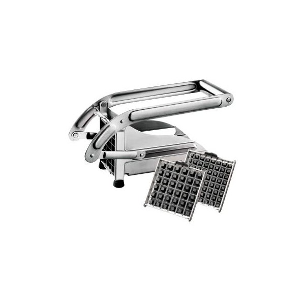 Grille coupe-frites avec poussoir inox 8 cm - Tom Press