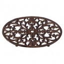 Dessous de Plat oval en fonte noire