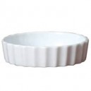 moule à tarte porcelaine blanc 15 cm 