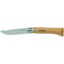 couteau opinel n° 10 lame inox manche hêtre
