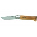 couteau opinel n° 8 lame inox manche hêtre