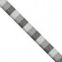 rideau de porte plastique coloris gris/blanc dimension 90*220 cm