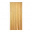Rideau de porte Tahiti brun beige en PVC  100x220 cm morel