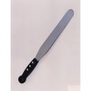 spatule inox à crêpe manche isolant lame 26 cm