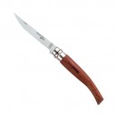 couteau opinel éffilé n° 8 lame inox manche bubinga