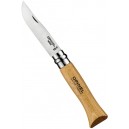 couteau opinel n° 6 lame inox manche hêtre