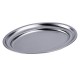 plat oval inox à servir 45*29 cm inoxibar