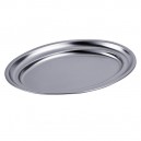 plat oval inox à servir 40*27 cm inoxibar