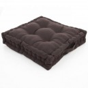 coussin &eacute;pais choco 40*40 cm