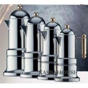 Cafetière italienne inox 4 tasses - Ah Table