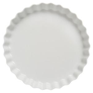 moule à tarte porcelaine blanc 24 cm