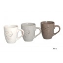 MUG CHARME COEUR GRES 18CL