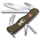 Couteau Victorinox HUNTER green motif chevreuil