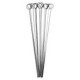 lot de 6 brochettes inox 40 cm