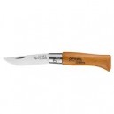 couteau opinel n° 4 lame acier manche hêtre 4vrn