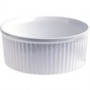 moule à soufflé porcelaine blanche numéro 3