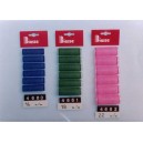 bigoudis adhésifs 21 mm par 6 ref 4662