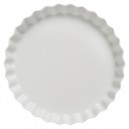 moule à tarte porcelaine blanc 30 cm 