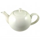 théière porcelaine blanche boule 0.65 litre