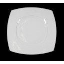 assiette porcelaine plate carré 
