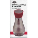 bouteille huile vinaigre inox et verre