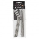 paille inox par 6 + goupillon 