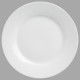 assiette plate ronde porcelaine blanche 28 cm