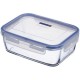 BOITE HERMETIQUE RECTANGLE EN VERRE 2L 25X19X8CM