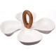 plat apéritif céramique bambou 28*28 cm