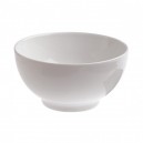 saladier porcelaine blanche à pied 23.5 cm