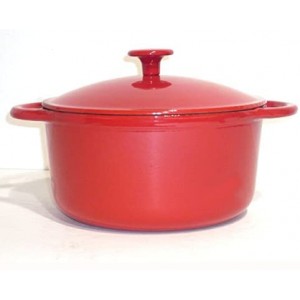 cocotte fontignac ronde fonte émaillée 24 cm auto mijoteur