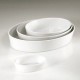 PLAT OVALE SABOT PORCELAINE BLANCHE N°5  SAMIE